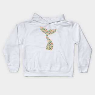 Patchwork Mermaid Scales Kids Hoodie